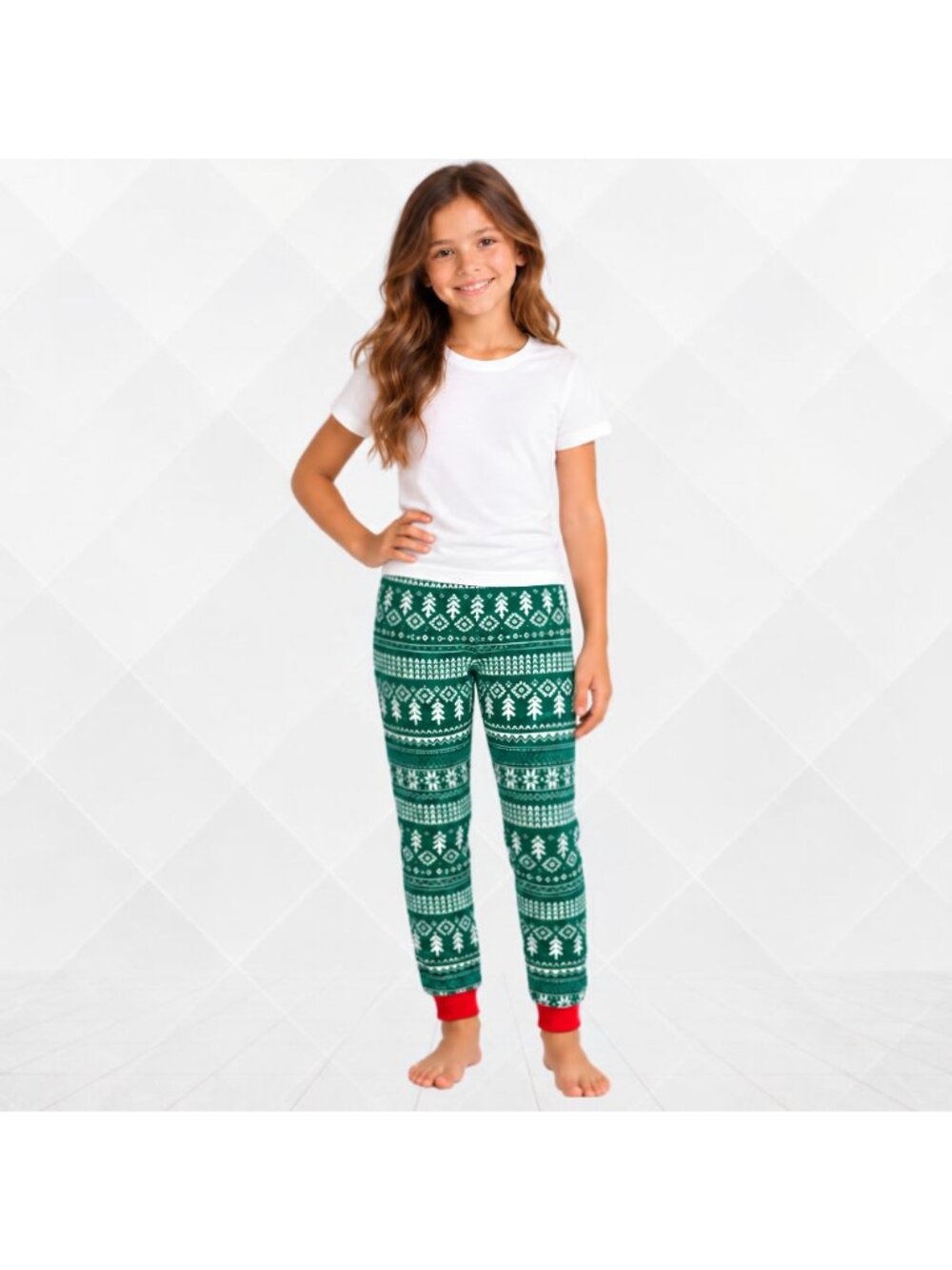 Jammies for Your Families Girls PJ Pants • Christmas • Size 10 • NWOT